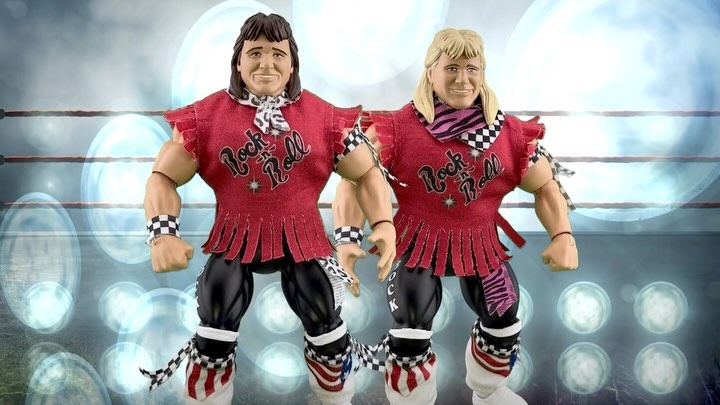 rock and roll express remco powertown all star wrestlers action figures